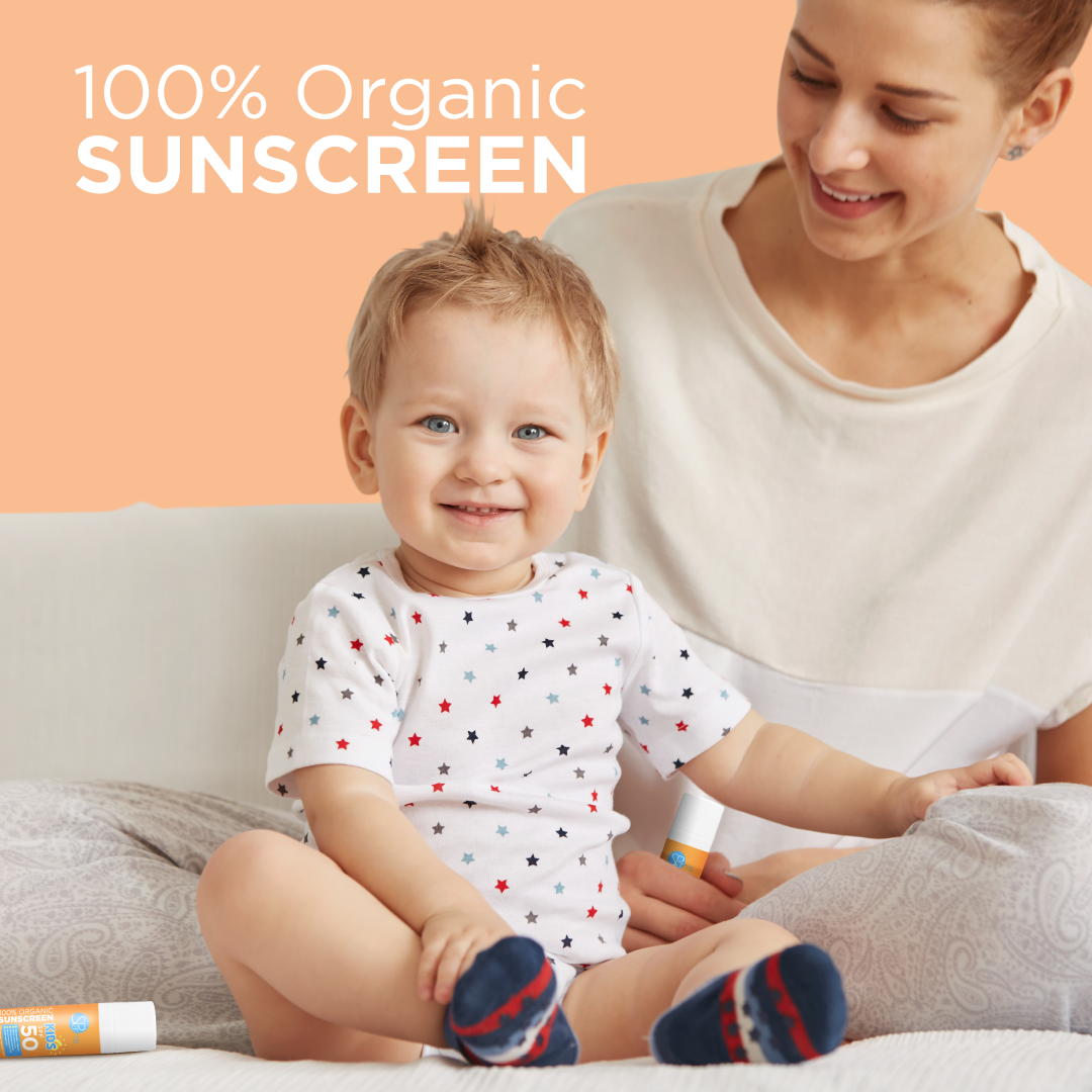 100% Organic Kids Sunscreen SPF 50
