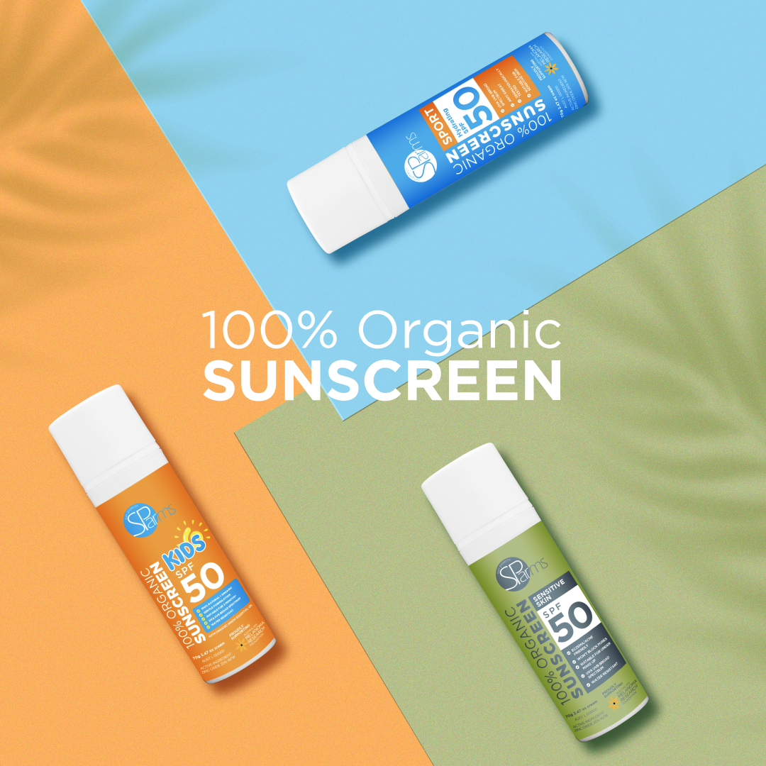 100% Organic Kids Sunscreen SPF 50