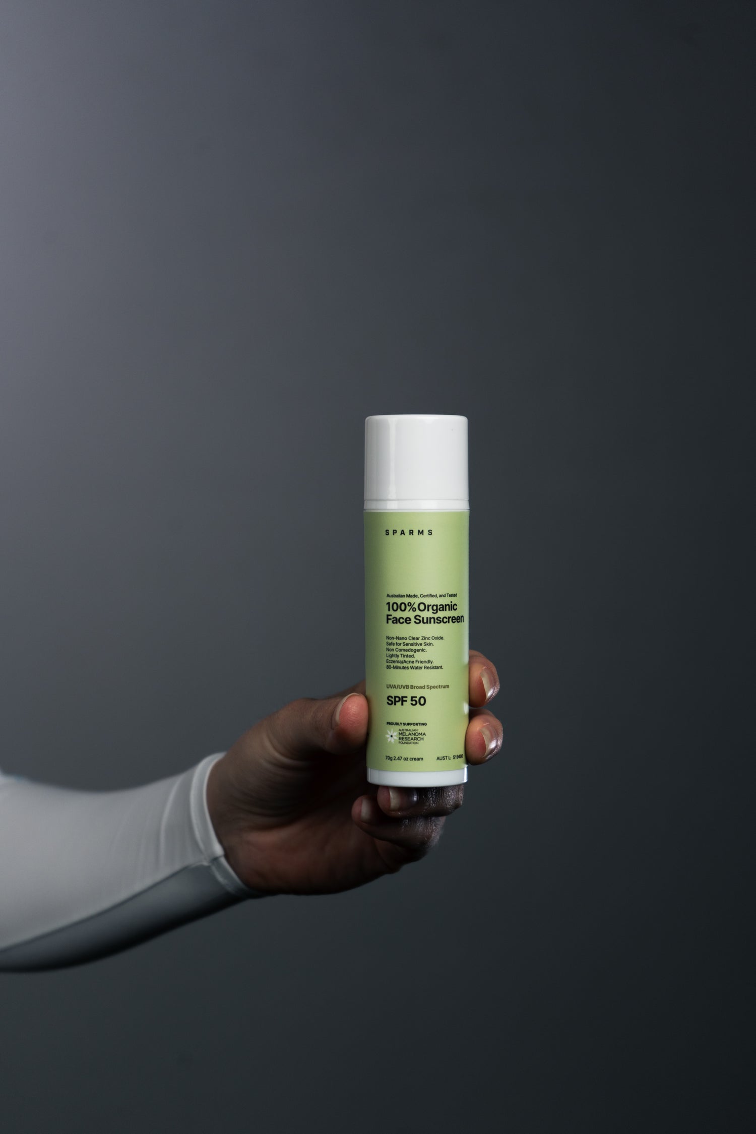 100% Organic Sensitive Skin Sunscreen SPF 50