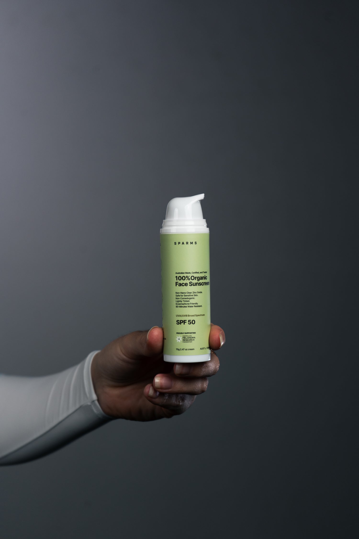 100% Organic Sensitive Skin Sunscreen SPF 50