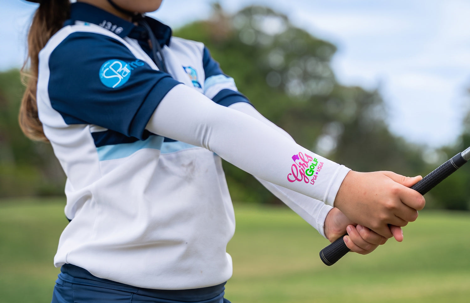 Shoulder Wrap (Girl's Golf Custom Logo) Limited Edition