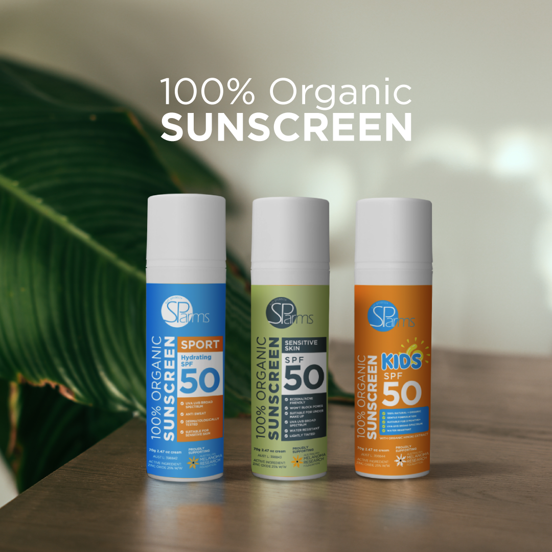 100% Organic Kids Sunscreen SPF 50