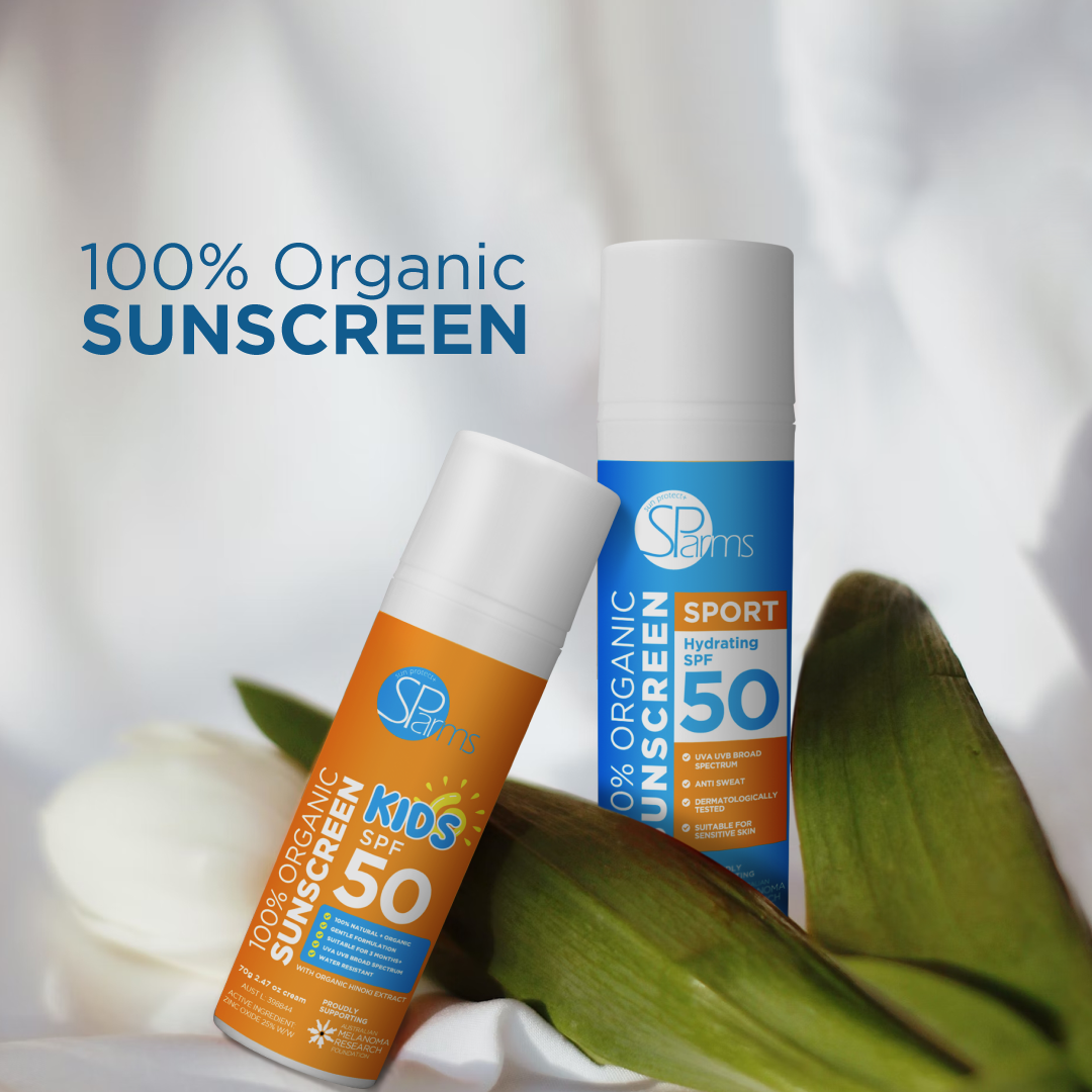 100% Organic Kids Sunscreen SPF 50
