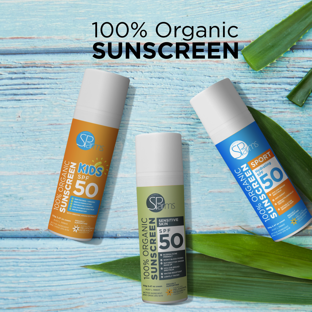 100% Organic Kids Sunscreen SPF 50