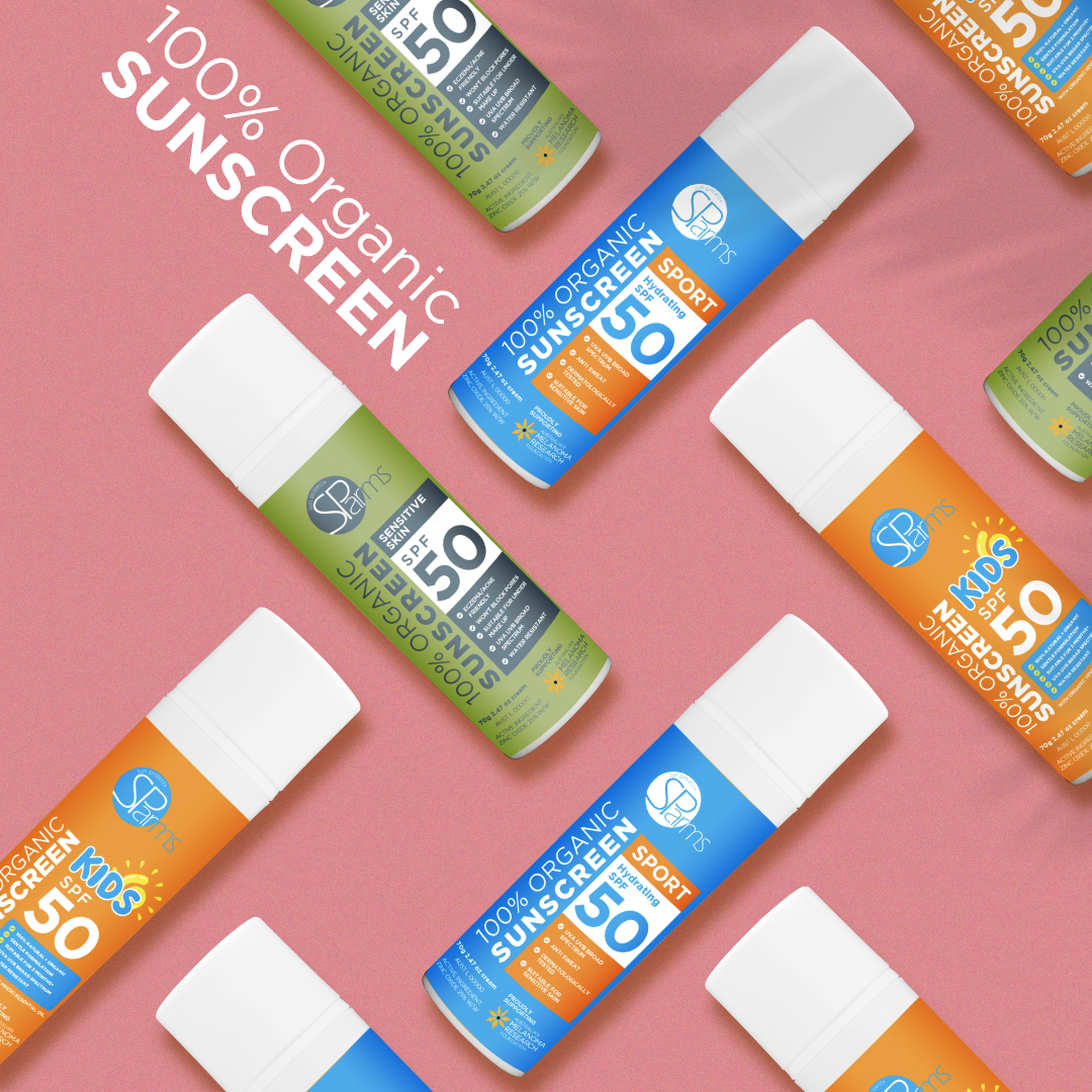 100% Organic Kids Sunscreen SPF 50