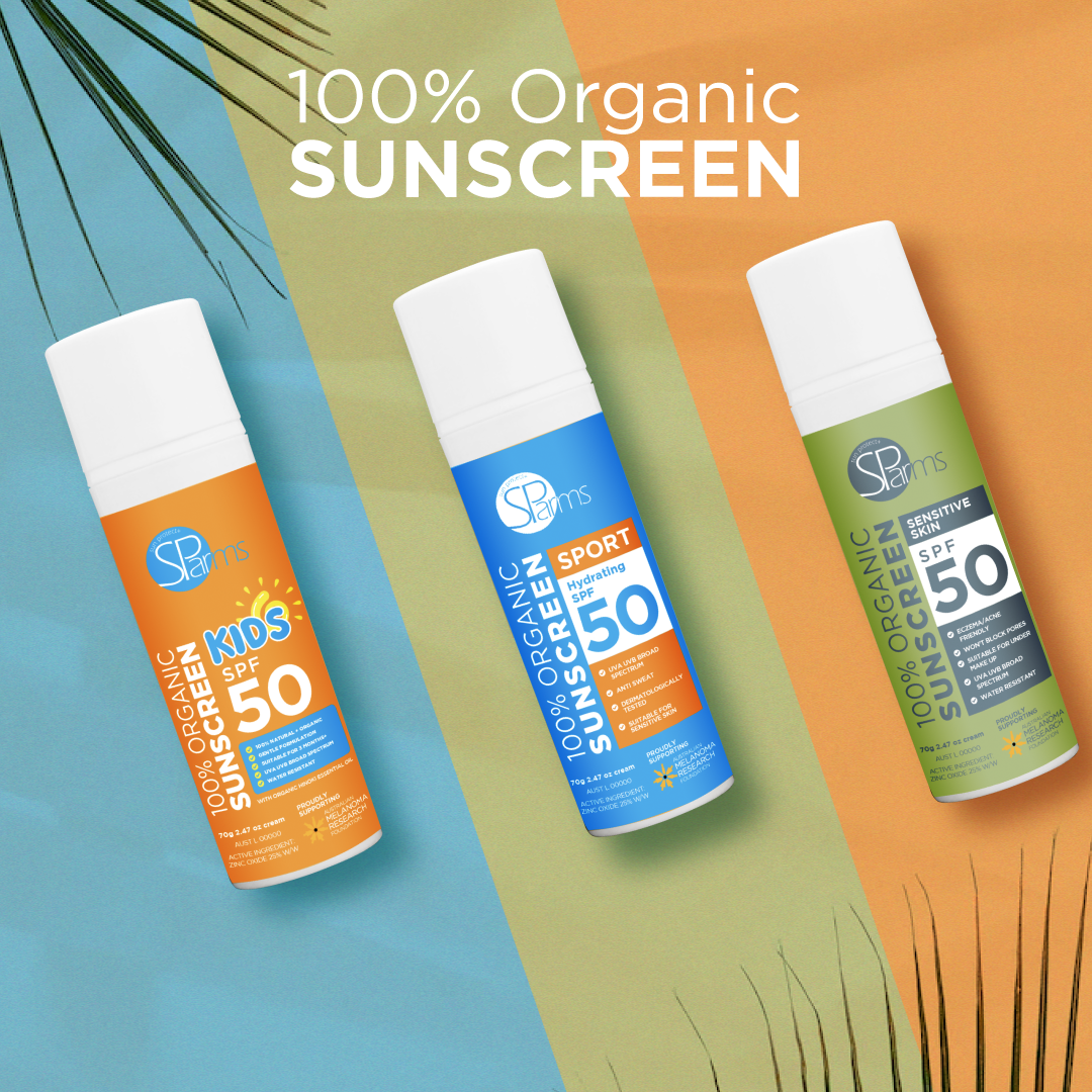 100% Organic Kids Sunscreen SPF 50