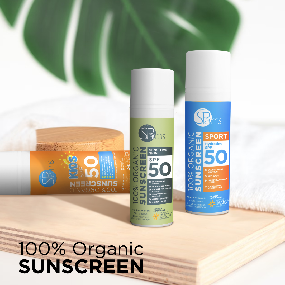 100% Organic Kids Sunscreen SPF 50