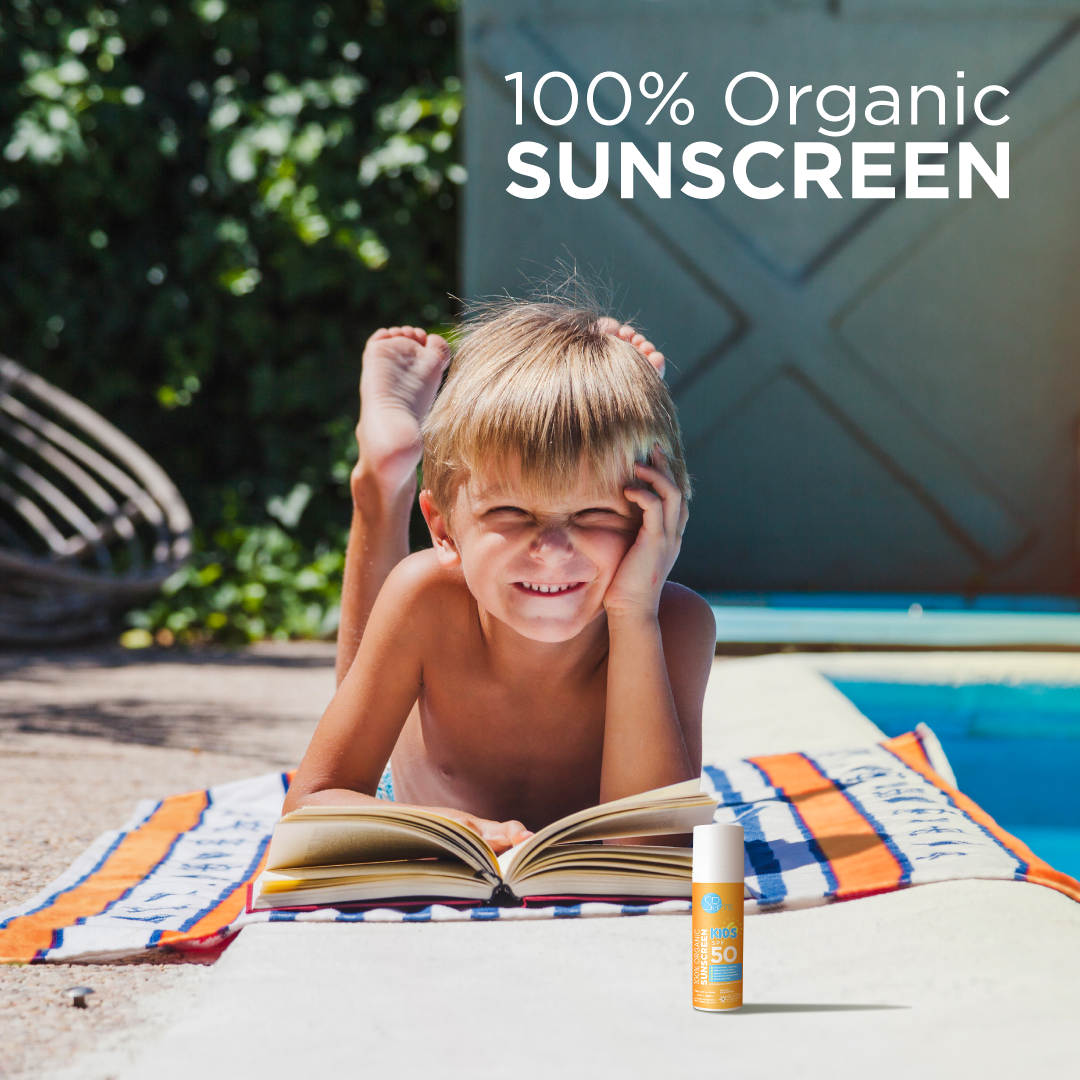 100% Organic Kids Sunscreen SPF 50