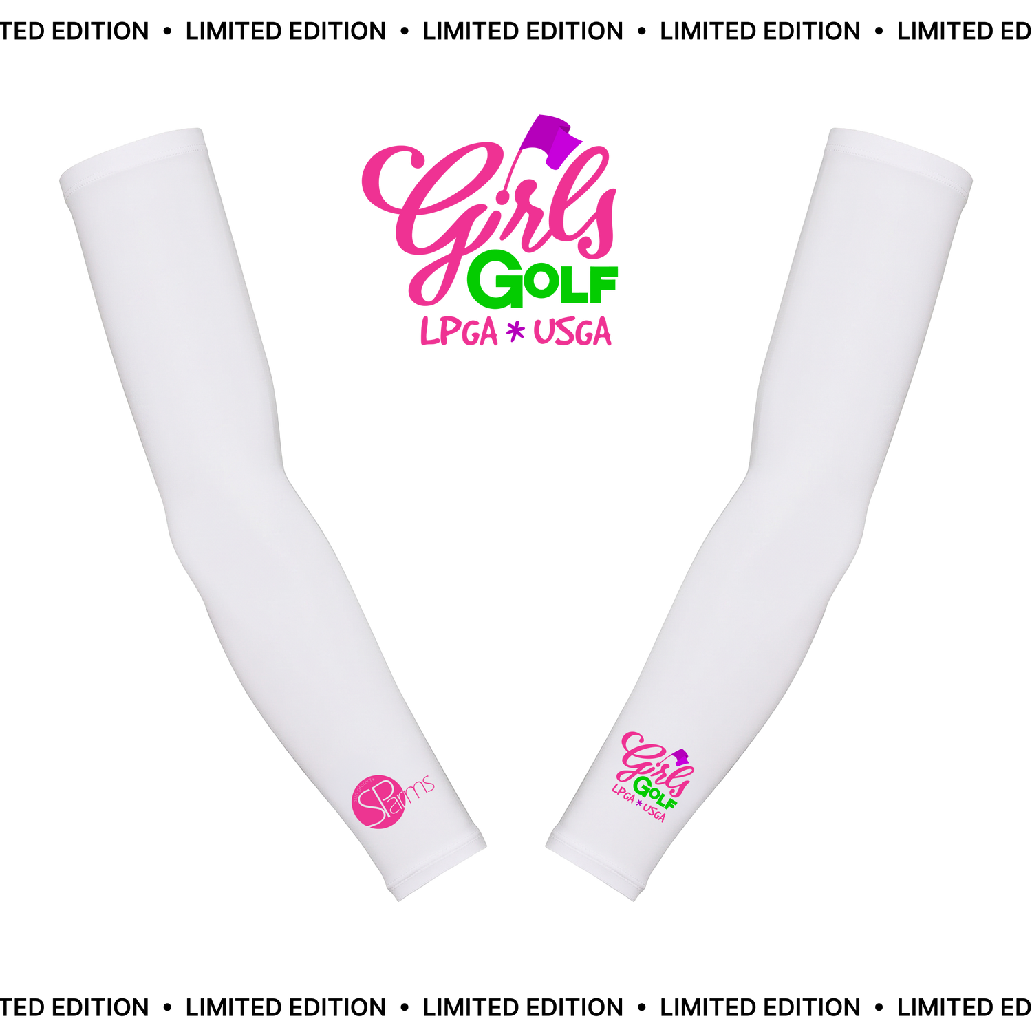 Original Arm Sleeves (Girl's Golf Custom Logo) Limited Edition