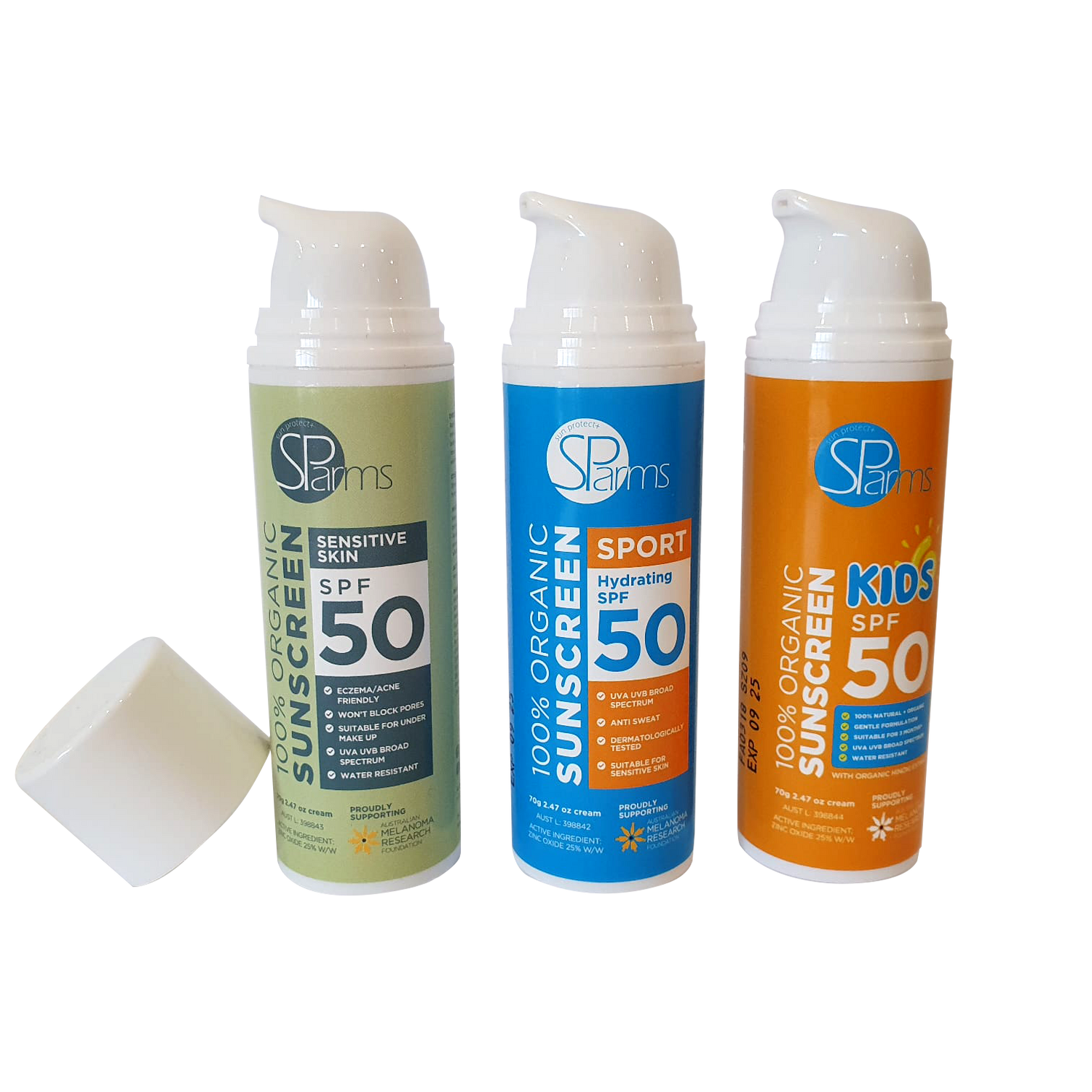 100% Organic Kids Sunscreen SPF 50