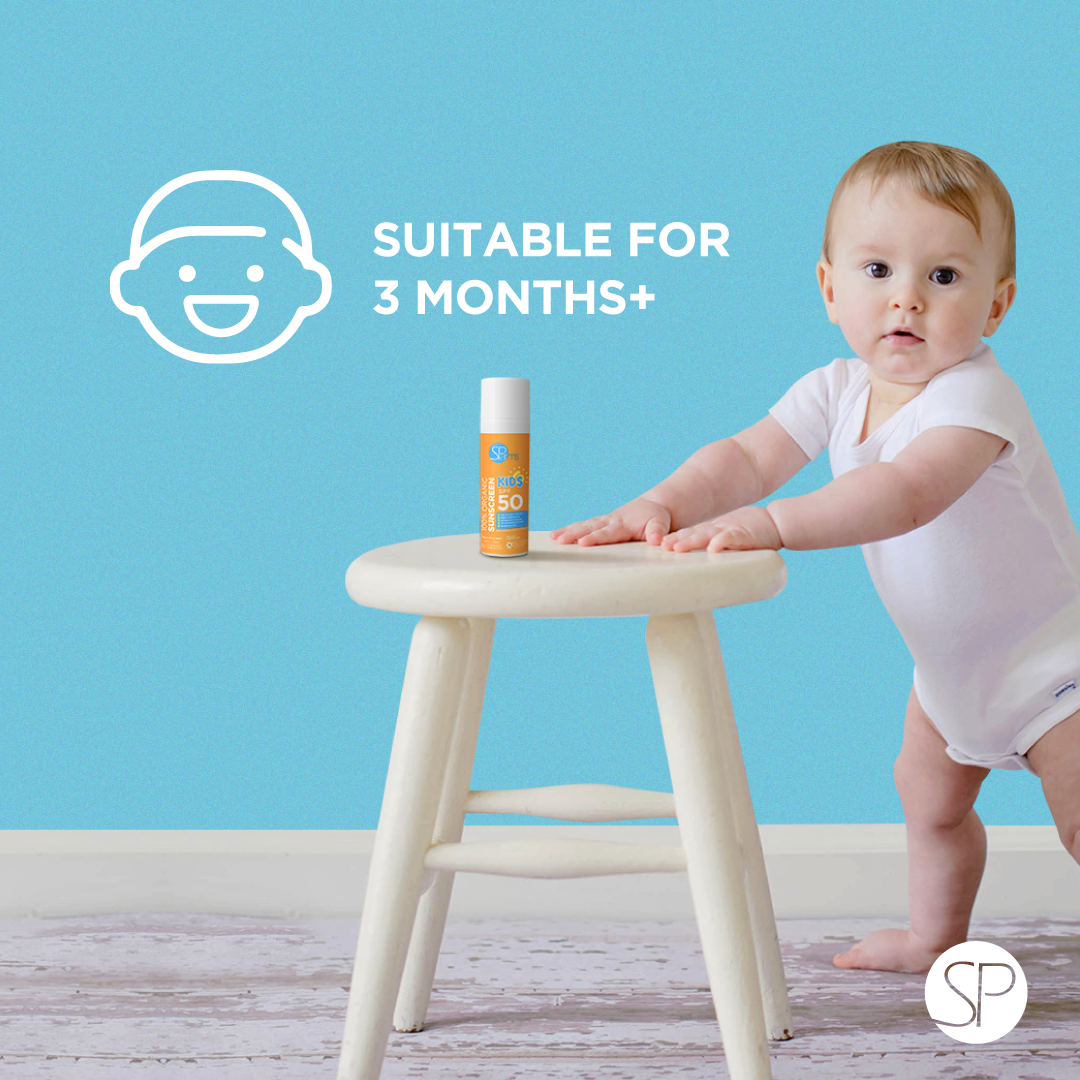 100% Organic Kids Sunscreen SPF 50